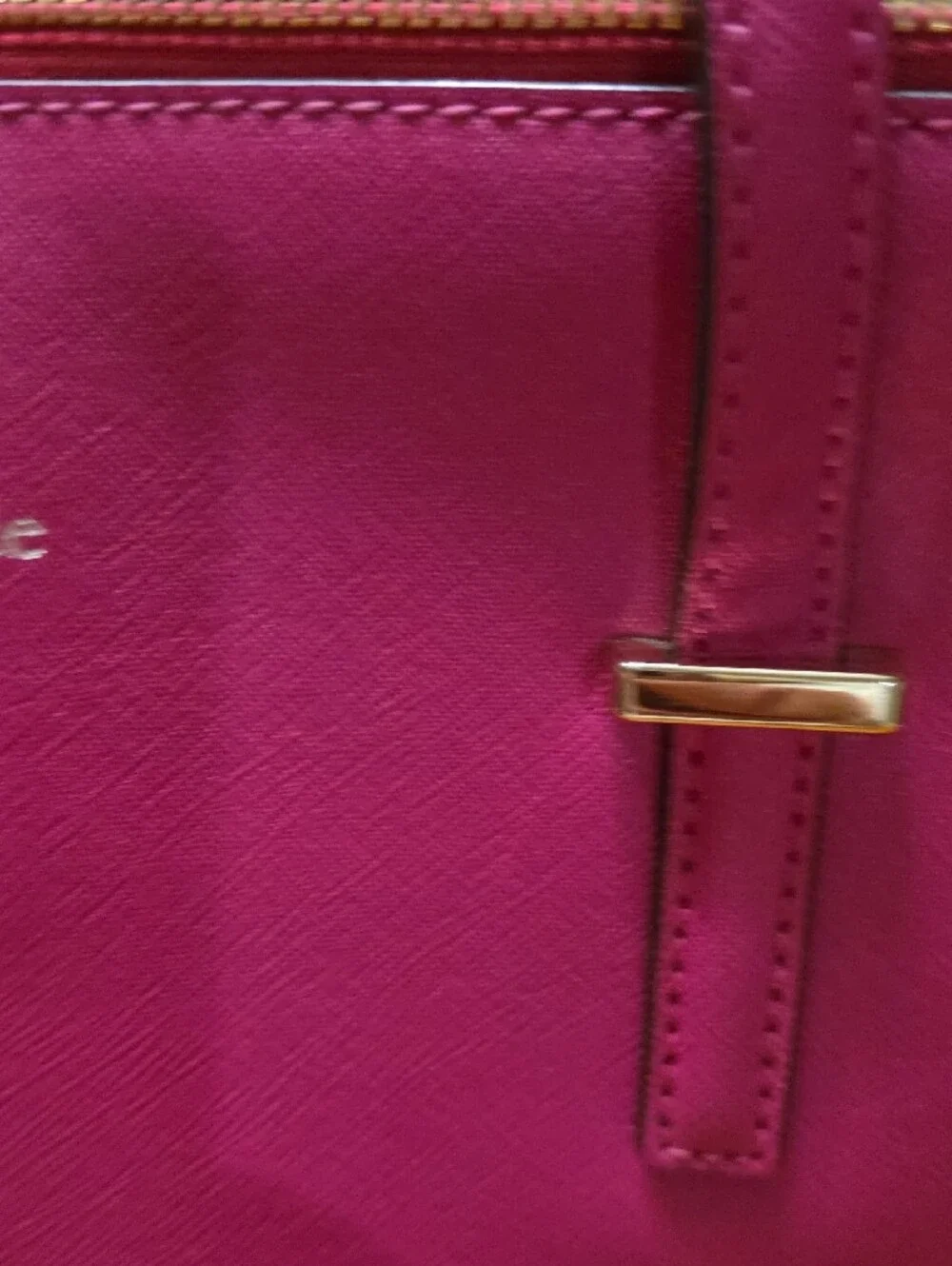 kate spade Fuchsia Saffiano Shoulder Bag